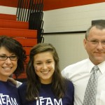 Asst. Principal Mrs. Lange, Kendall, Principal Mr. Spangler